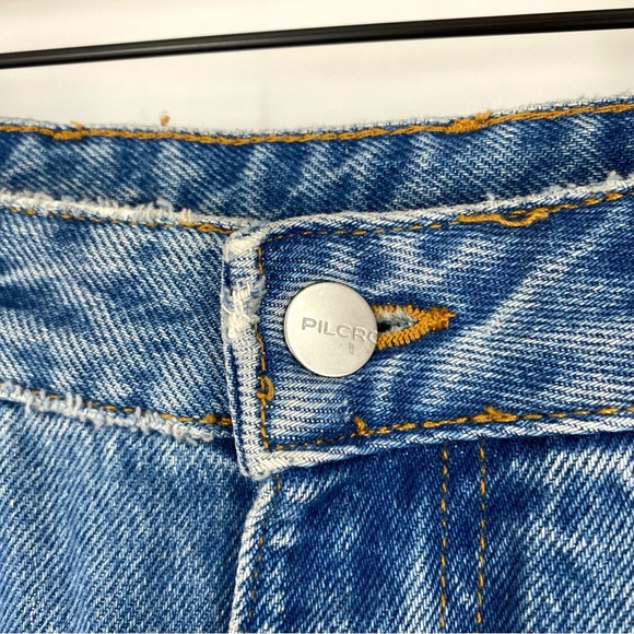 PILCRO The Madi Front-Slit Denim Skirt - Picture 7 of 11